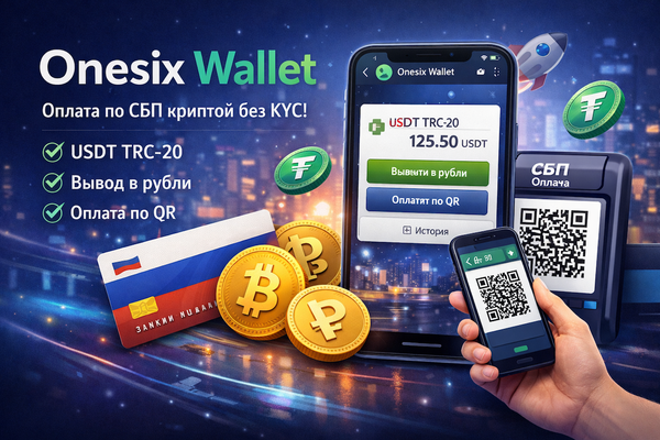 Onesix Wallet — криптокошелёк для работы с рублями