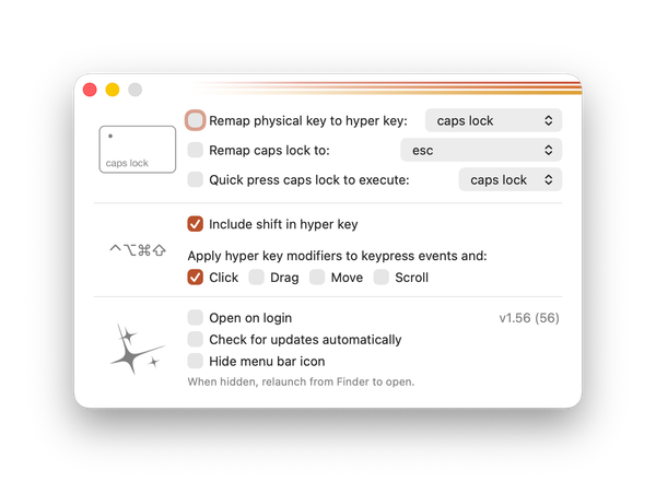 Как на macOS сделать любую клавишу Hyper-клавишей