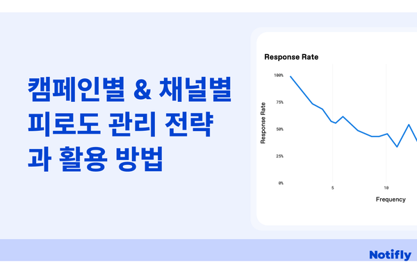 캠페인별 & 채널별 피로도 관리 전략과 활용 방법