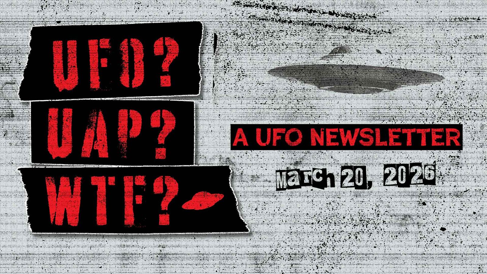 A UFO Newsletter