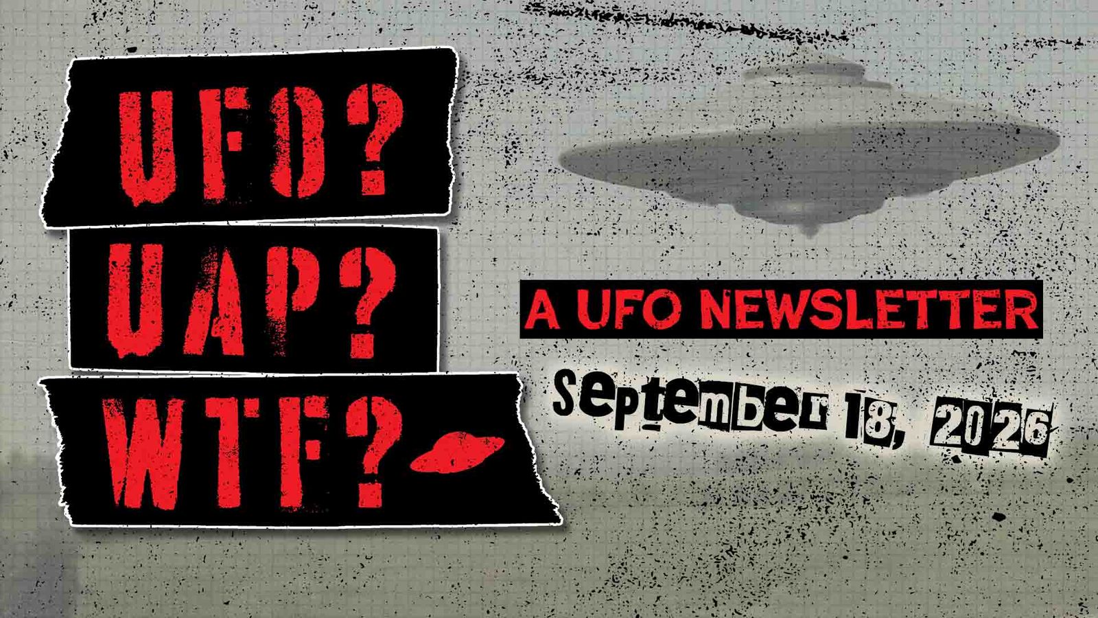 A UFO Newsletter