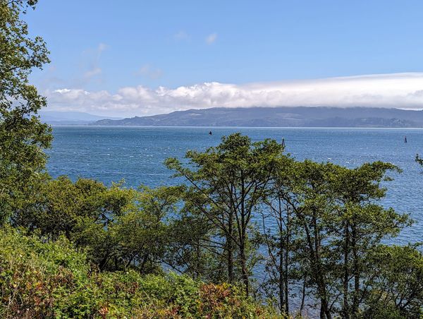 Blue water in PNW (Oregon)