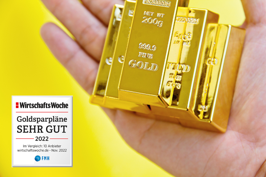 Gebührenvergleich: Die Wirtschaftswoche kürt die besten Goldsparpläne - Auvesta überzeugt auf Platz 1