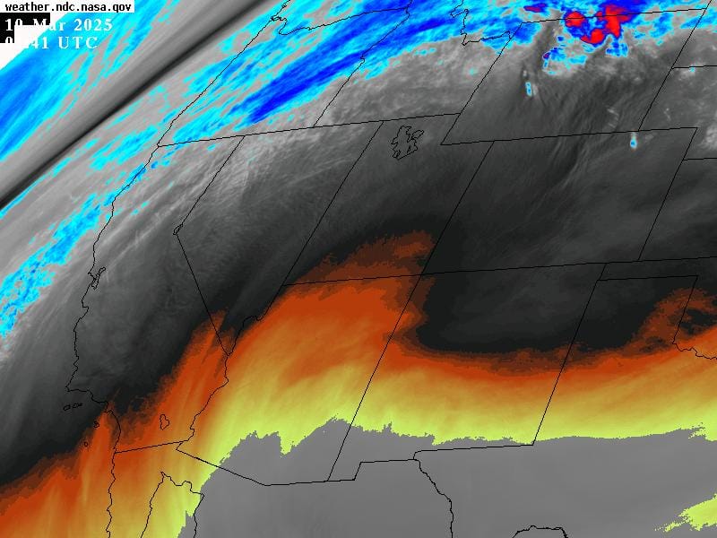 NASA's GOES Satellites Provide Real-Time Weather Insights for California.