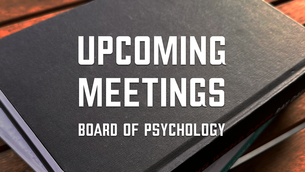 2025 California Board of Psychology meeting calendar post image