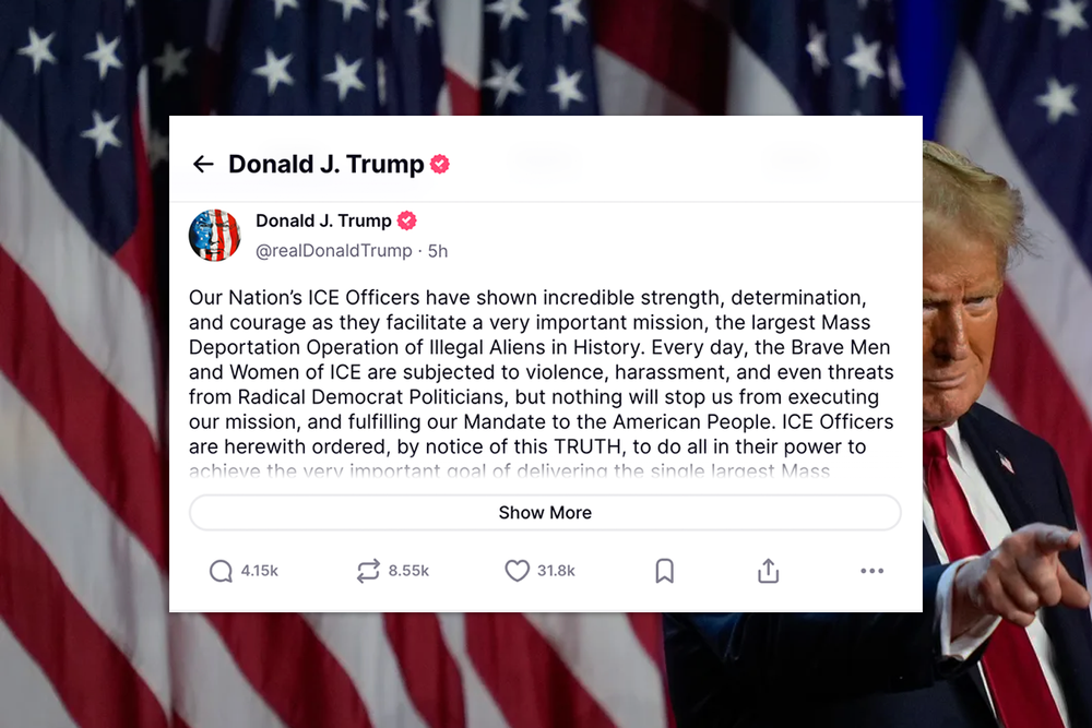 Read Trump's full social post ordering ICE to escalate mass deportation in LA, NY and other major US cities post image