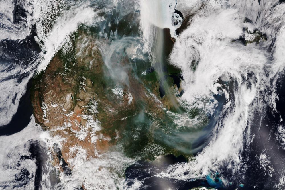 NASA satellites show wildfire smoke from Canada reaching deep into U.S. post image