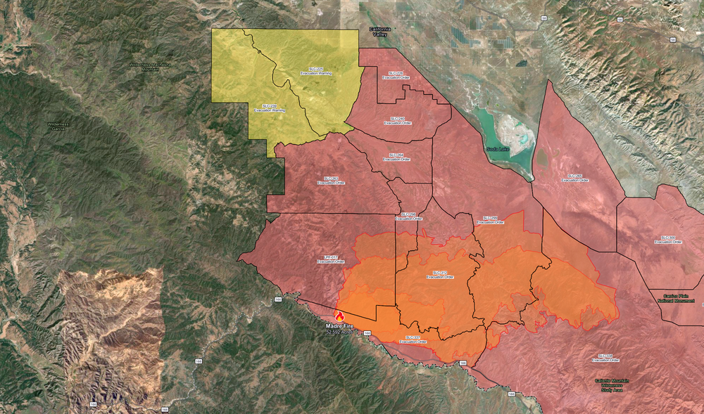 Madre Fire update: Evacuations ordered in San Luis Obispo County | 52K+ acres burned, 10% containment post image