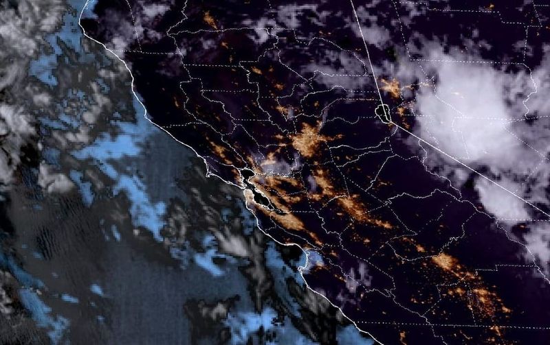 Pickett Fire Burns Across Napa County, August 2025.