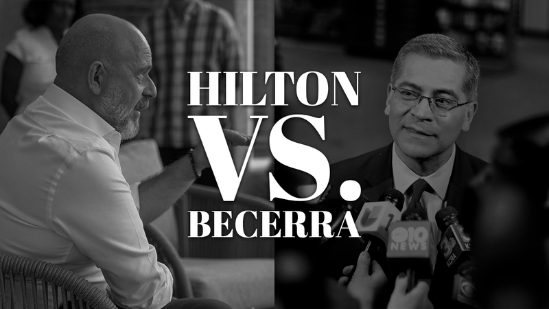 California's Governor Race pits Xavier Becerra against Steve Hilton.