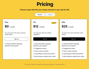 editGPT Ai Proofreader Pricing: Free, Pro, and Elite Plans&nbsp;