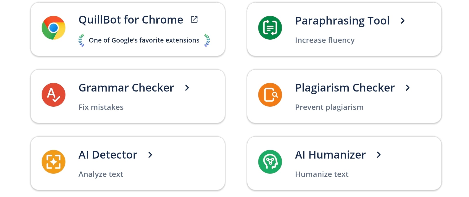 Image showing Quillbot humanizer and its other tools