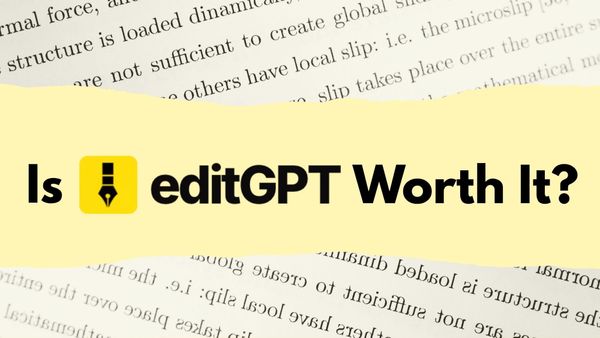 Is editGPT Worth It?