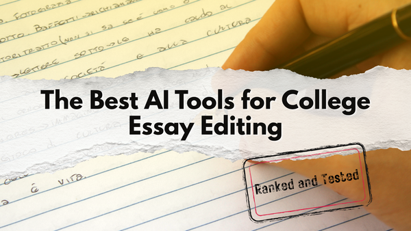 Header image to the best AI Tools for college essay editing in 2026