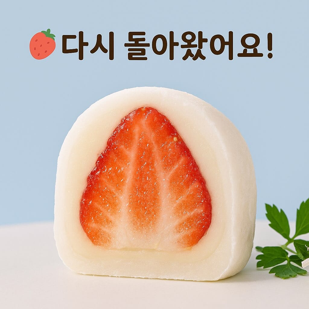 영춘모찌 딸기모찌