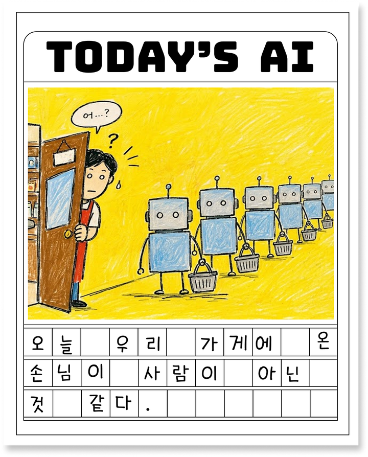 요즘 우리 가게를 보러 오는 건 사람이 아닐지도 모릅니다
