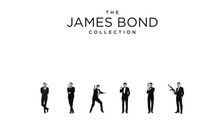 Cover art for The James Bond Collection of movies.