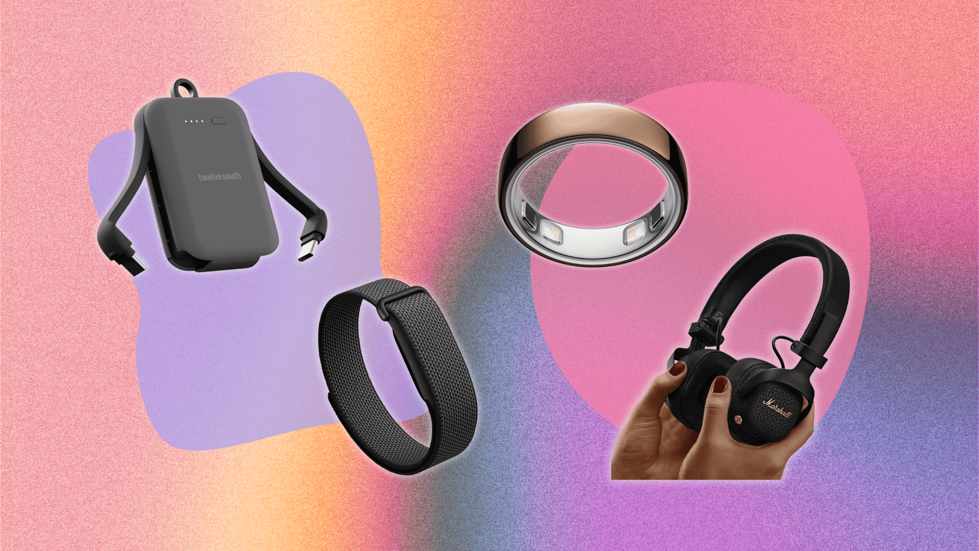Headphones and smart trackers