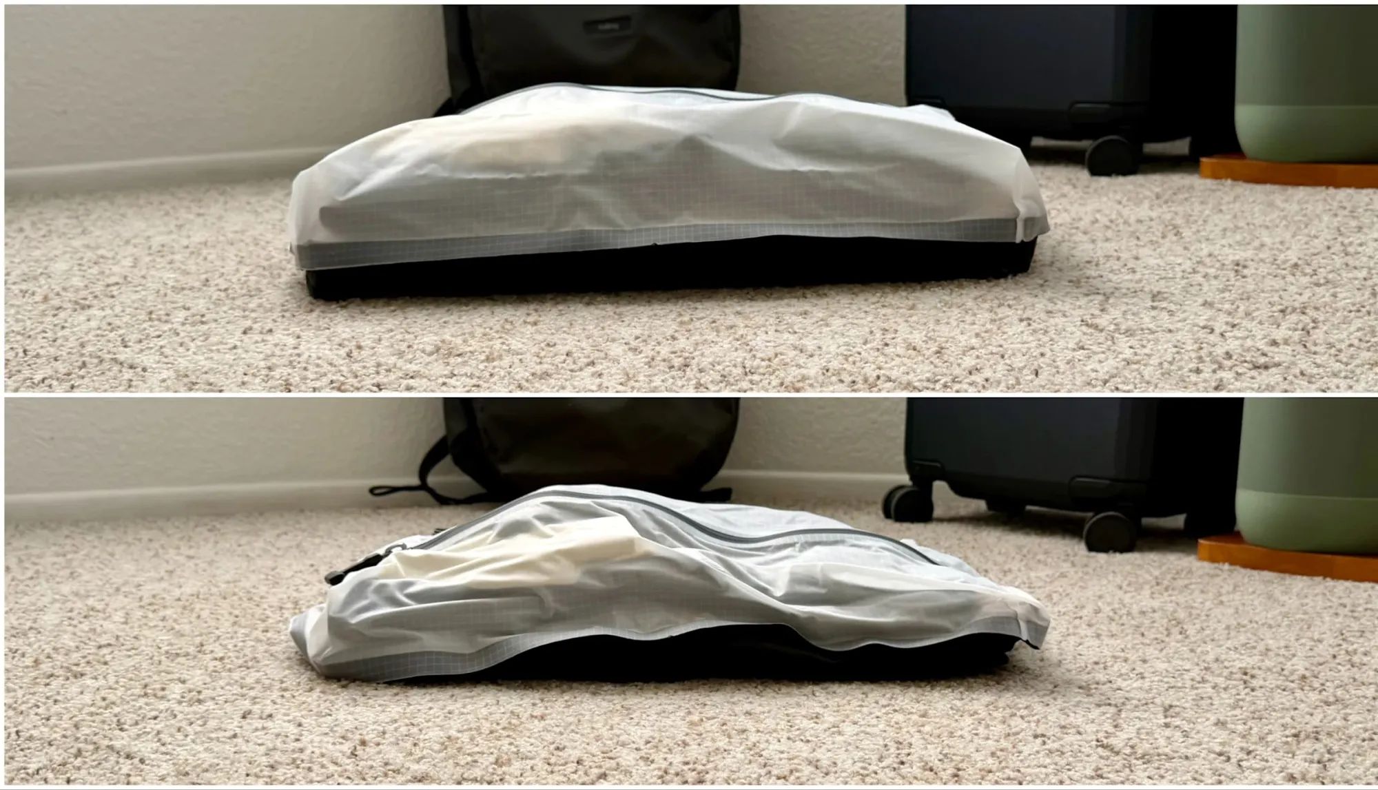 I used a vacuum packing cube for a trip. Here's what I'd tell other travelers