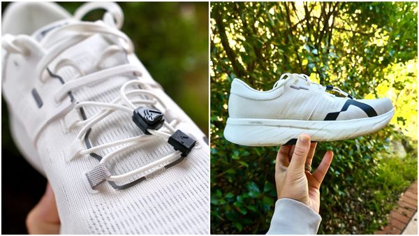 I hadn't heard of these running shoes, but their dual-laces and lightweight foam are the real deal