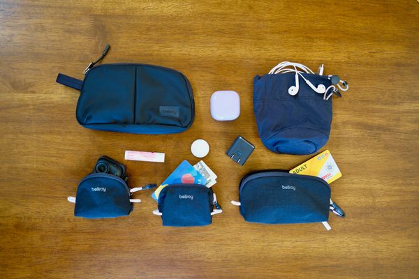 Are tiny pouches the new packing trend? I tried several sizes to see how they travel