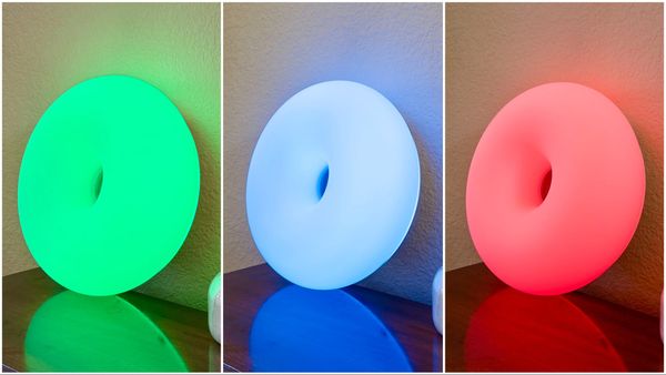 Hands-on with IKEA's smart donut lamp. Simple decor, high-tech function