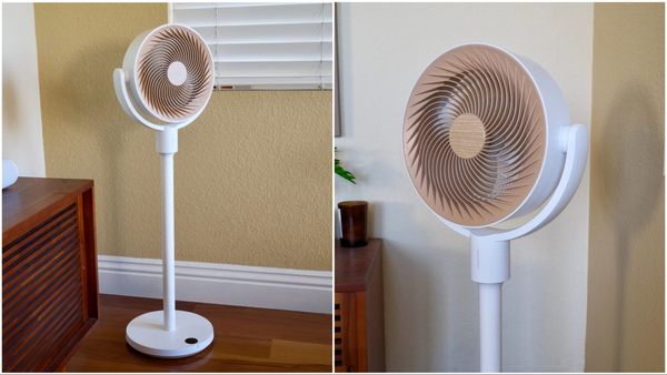 I tested a smart floor fan that cools an entire room without the noise
