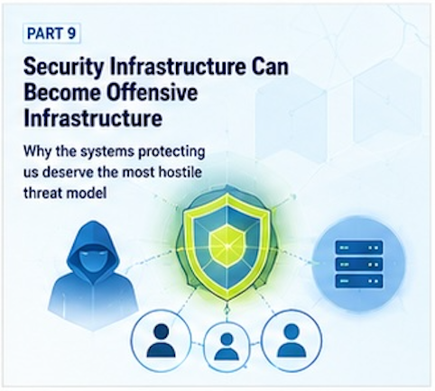 Part 9 — Security Infrastructure Can Become Offensive Infrastructure