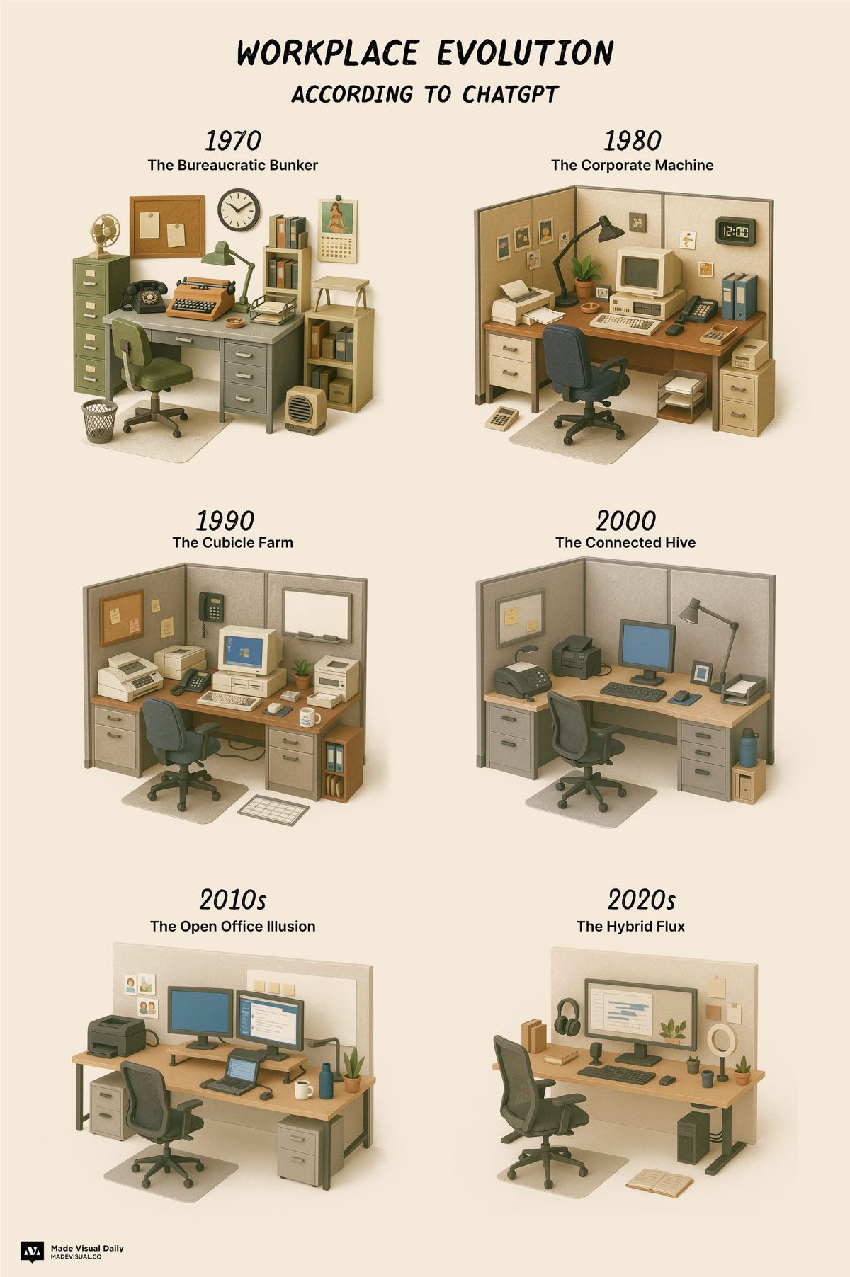 Evolution of the Workplace Visualised