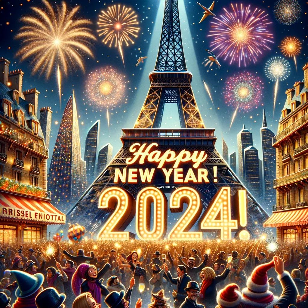 Je vous souhaite une excellente année 2024 !