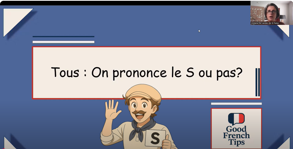 VIDEO : Tous : On prononce le S ou pas ?