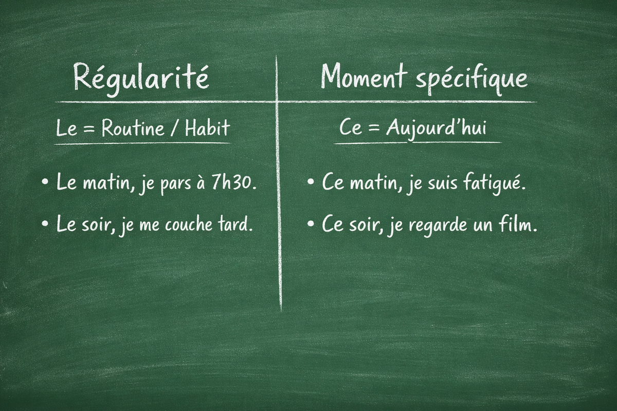 Les expressions temporelles- Time expressions (level A1)