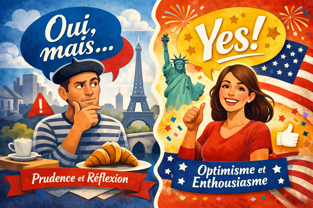 Pourquoi les Français disent “oui, mais…” (et les Américains disent juste “oui”) - Why French People Say “Yes, But…” (and Americans Just Say “Yes”) (Level B1-B2)