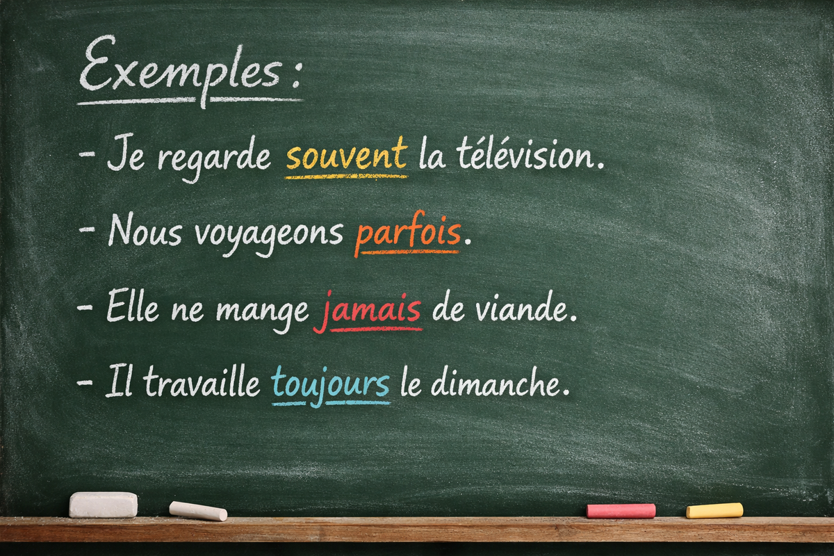 Exprimer la fréquence - Expressing frequency (Level A1)