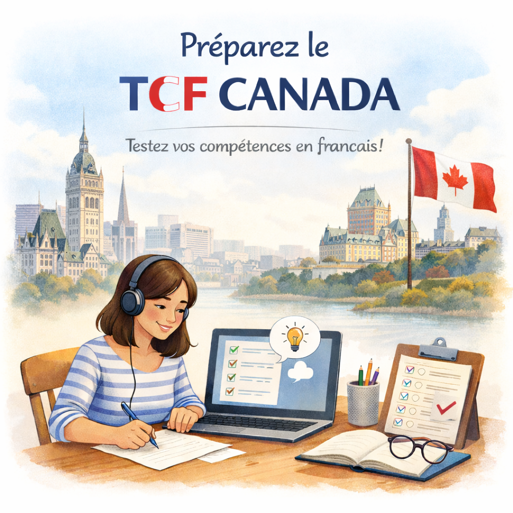 Practice the TCF CANADA written test with instant feedback