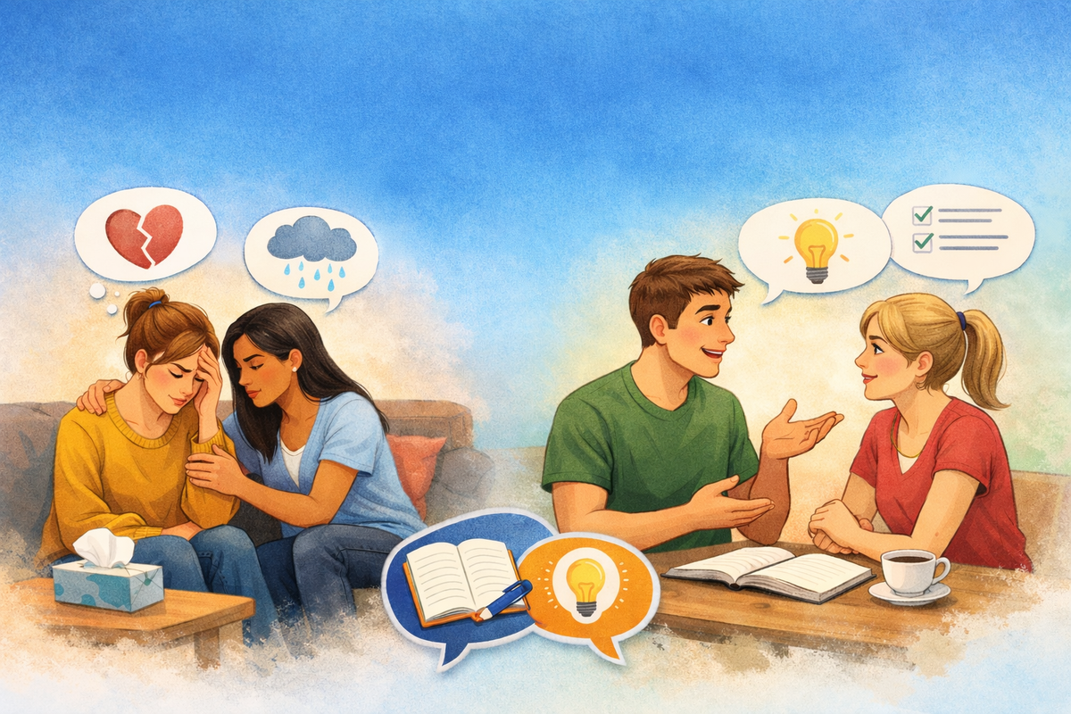 CONVERSATION PRACTICE: Parler des problèmes personnels ou donner des conseils - Discussing personal problems or giving advice