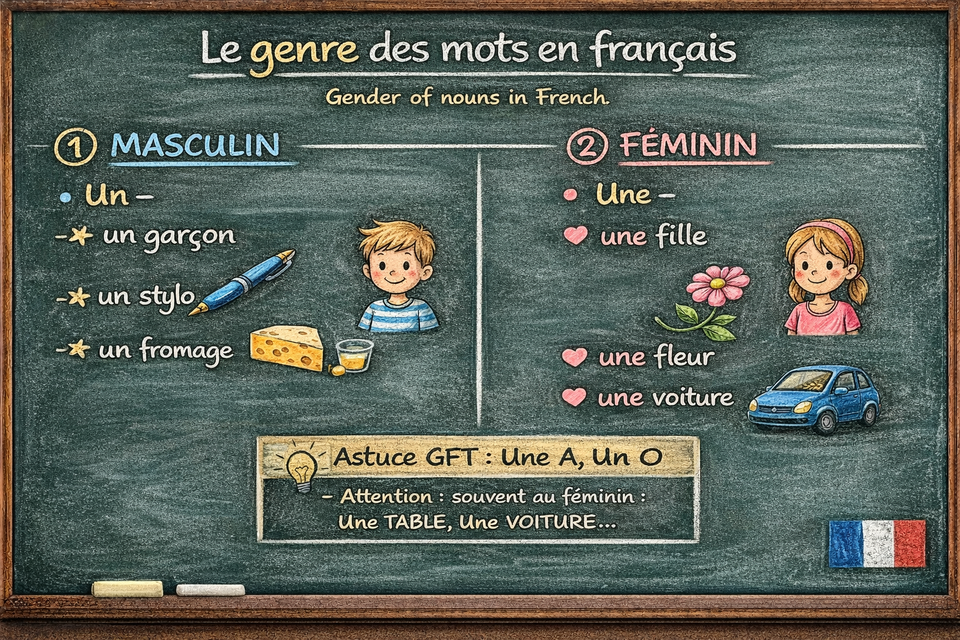 Le genre des mots en français : un casse-tête… ou un débat de société ? - Grammatical gender in French: a conundrum… or a matter of social debate? (Level B1-B2)