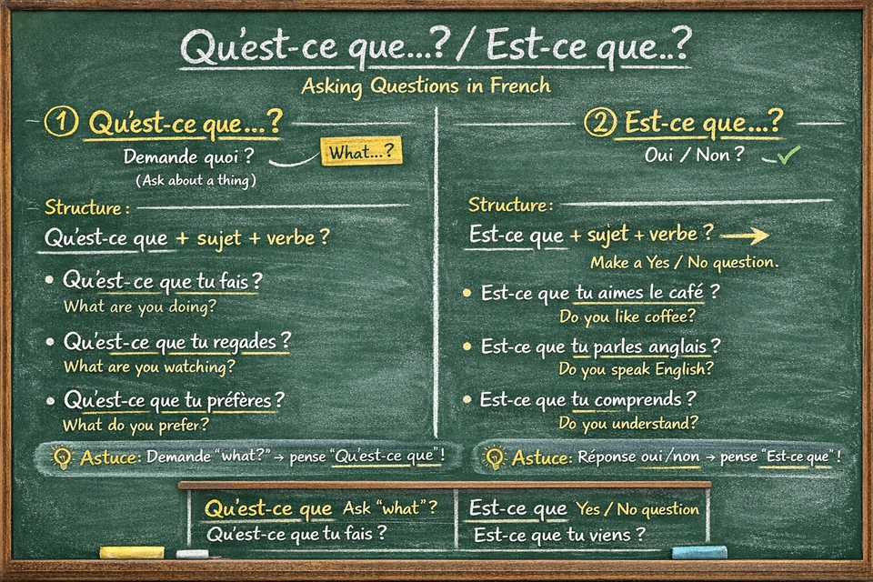 La question Qu’est-ce que… ? - The question “What…?”