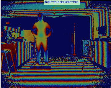Image of the depth sensor stream