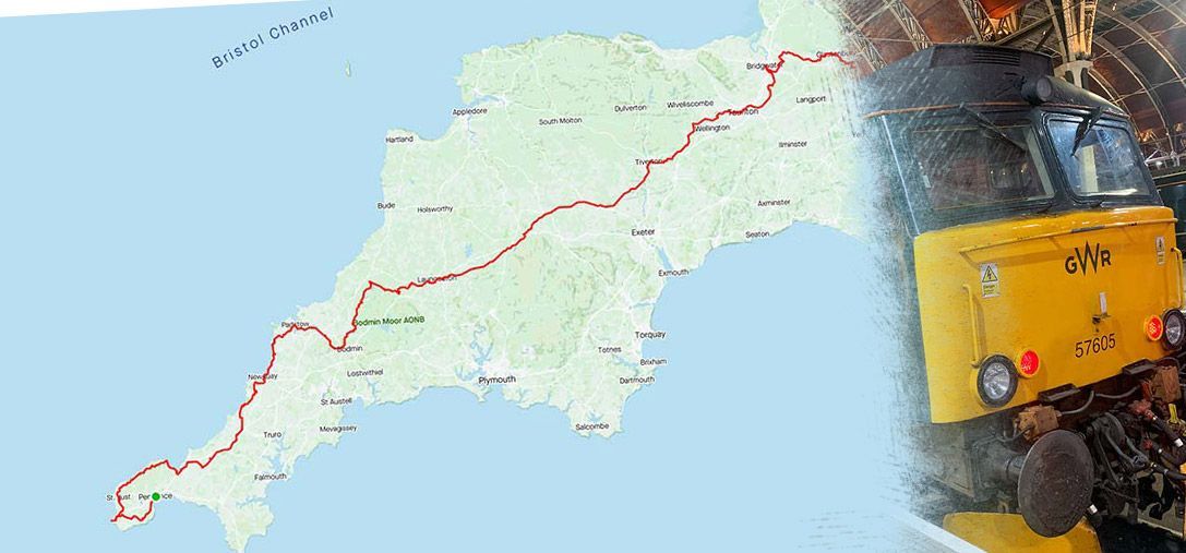 Land's End to Castle Cary via the Night Riviera