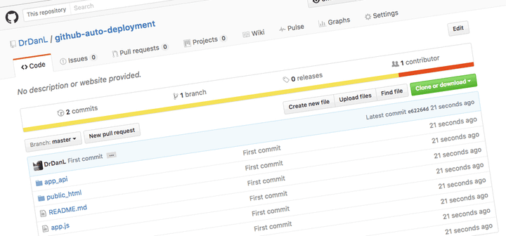 Auto Deployment for Node.js and GitHub