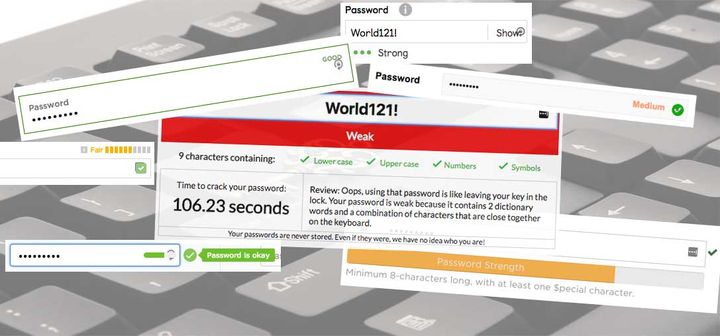 Password Strength Meters - misleading sense of security