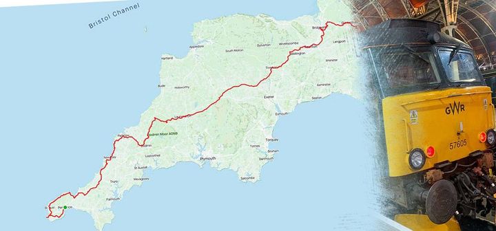Land's End to Castle Cary via the Night Riviera