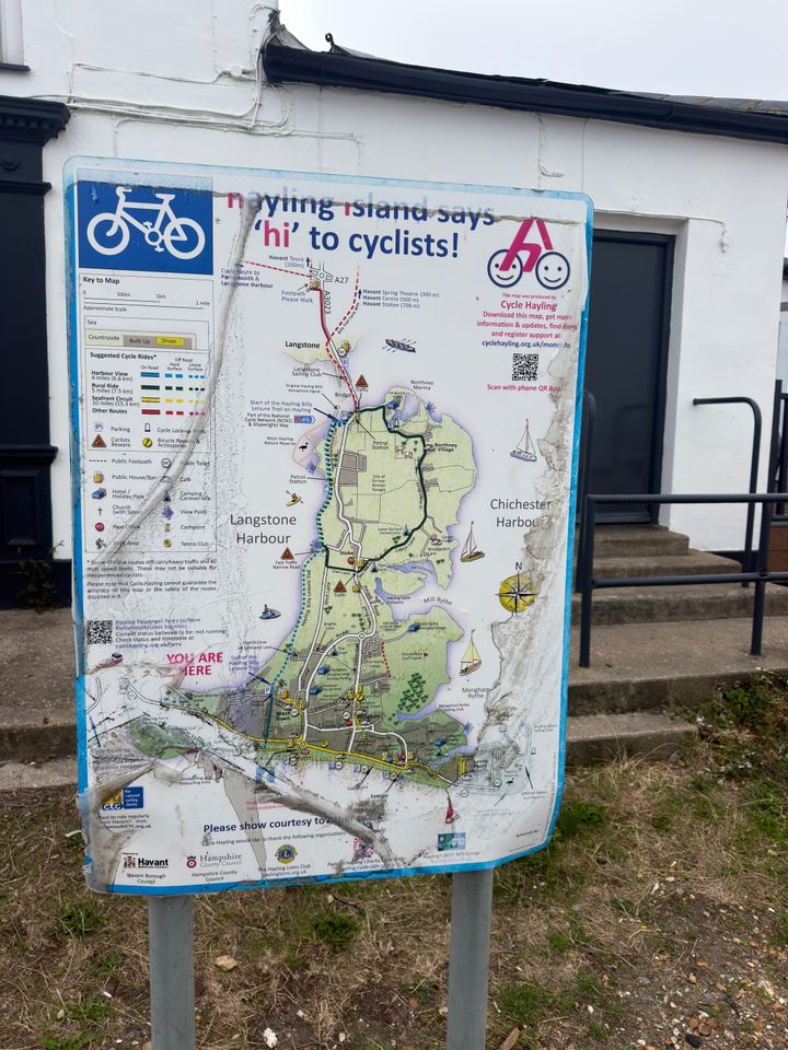 Cycling Hayling Island: another island ticked off