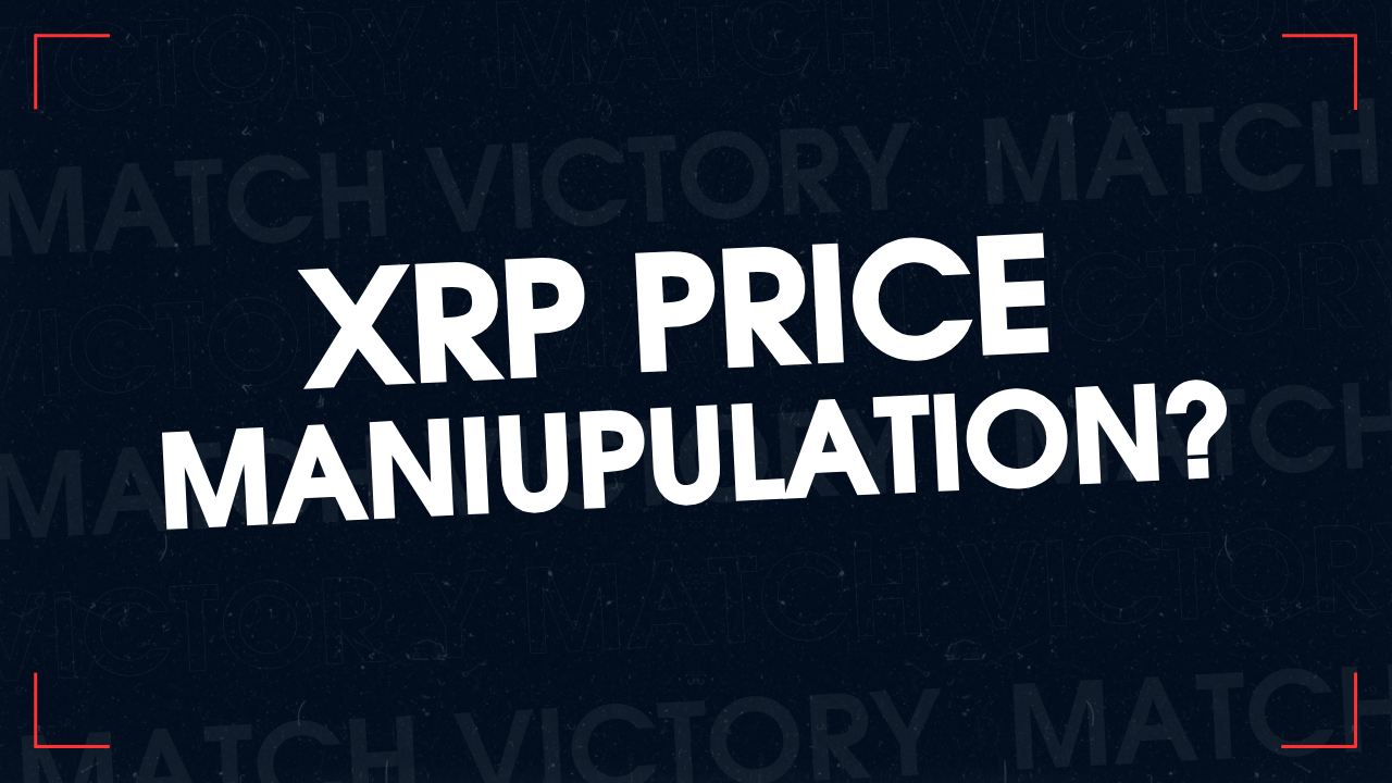 XRP - Market Manipulation? Price Being Suppressed?