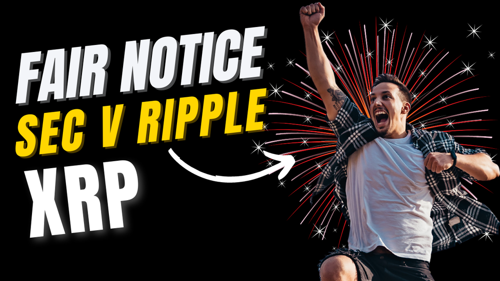 Ripple Fair Notice - Beats SEC v Ripple - XRP Attorney's Debate