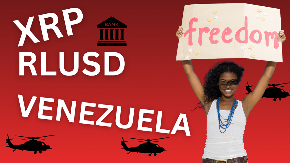 RLUSD Locked-In | Trump Frees Venezuela | Democrats Protest