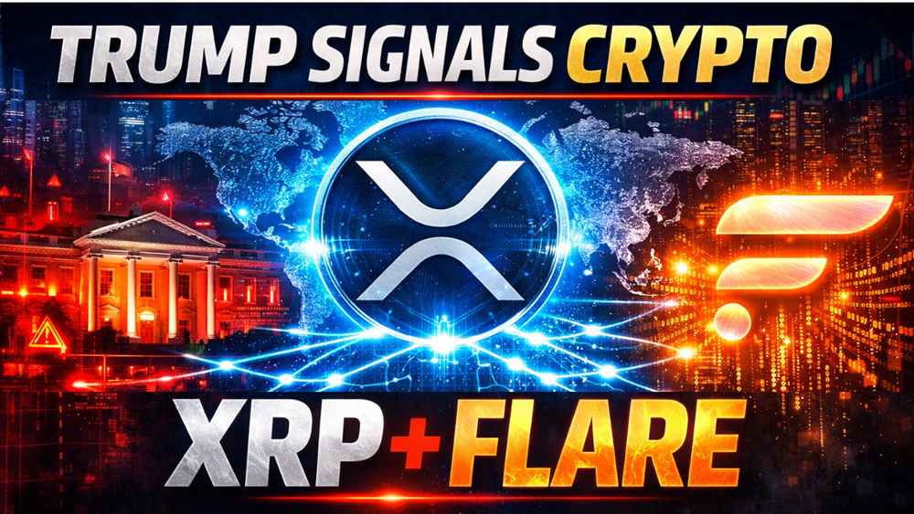 Trump Cyber Strategy Signals Crypto Boom | XRP & Flare Price Action?