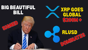 XRP Explodes: $200M On-Chain | Trump Signs Big Beautiful Bill
