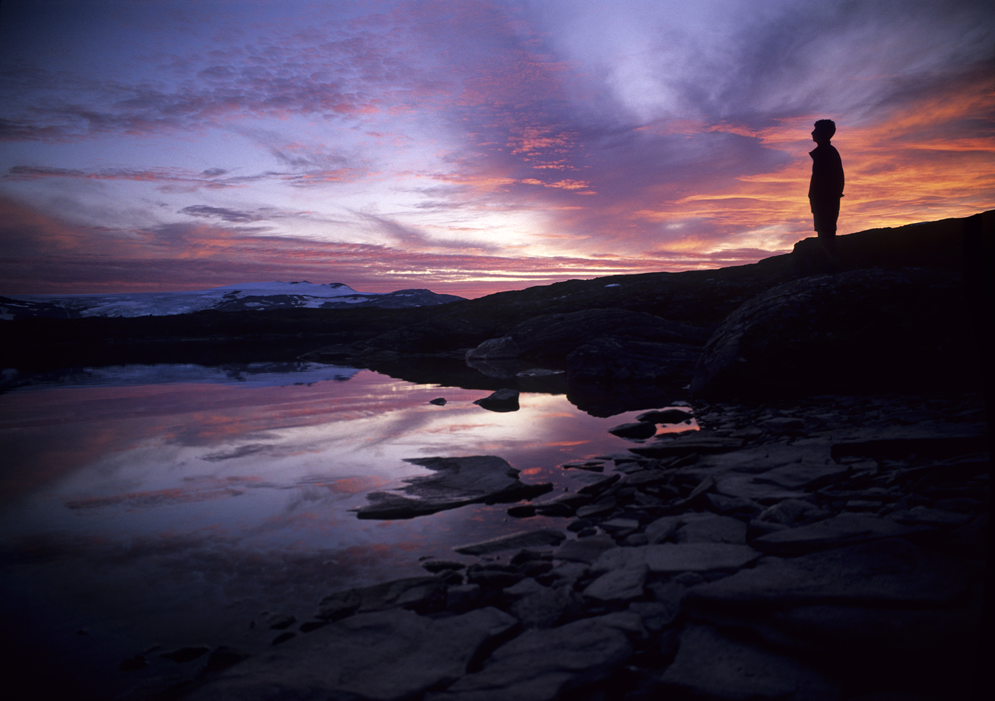 Arctic Perfection, Sunset - Norwegian Arctic, September 6, 1998. (On Sacred Ground by Andrew Terrill.)